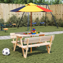 VidaXL 3281617 tavolo da esterno Multicolore - Vista aggiuntiva 2