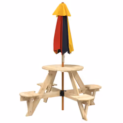 VidaXL 3281621 tavolo da esterno Multicolore - Vista aggiuntiva 6
