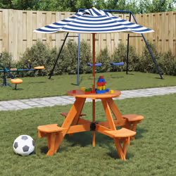 VidaXL 3281624 tavolo da esterno Blu - Vista aggiuntiva 2