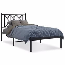 VidaXL 376126, Nero, 1250 mm, 2,07 m, 900 mm, 1200 x 2000 mm, 1 pz