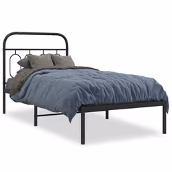 VidaXL 377108, Nero, 850 mm, 2,07 m, 1000 mm, 800 x 2000 mm, 1 pz