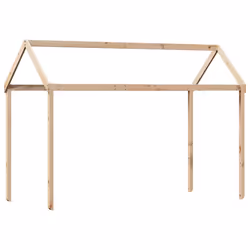 vidaXL Tetto per Letto Bambini 207x80,5x151,5cm Legno Massello di Pino - Vista aggiuntiva 2