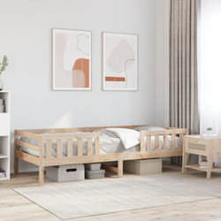 Giroletto senza Materasso 100x200 cm in Legno Massello di Pino Vidaxl 828402