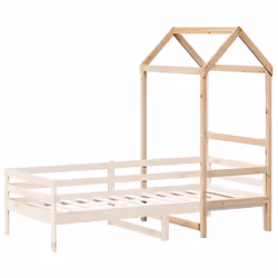 vidaXL Tetto per Letto Bambini 118x70x176,5 cm Legno Massello di Pino - Vista aggiuntiva 3