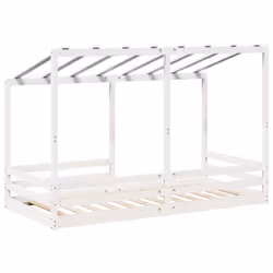 VidaXL 846998 lettino per bambini Bianco Legno - Vista aggiuntiva 6