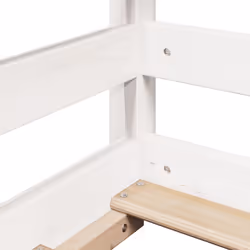 VidaXL 846998 lettino per bambini Bianco Legno - Vista aggiuntiva 7