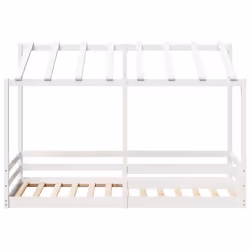 VidaXL 847001 lettino per bambini Bianco Legno - Vista aggiuntiva 4