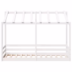 VidaXL 847007 lettino per bambini Bianco Legno - Vista aggiuntiva 4