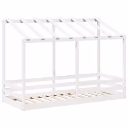 VidaXL 847010 lettino per bambini Bianco Legno - Vista aggiuntiva 3