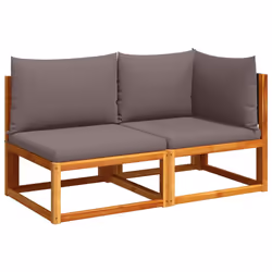 VidaXL 4008175, 2 seduta(e), Grigio, 110 kg, 1300 mm, 650 mm, 650 mm