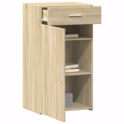 vidaXL Credenza Rovere Sonoma 50x42,5x93 cm in Legno Multistrato - Vista aggiuntiva 3