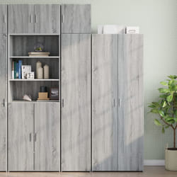 Mobile Sottile Grigio Sonoma 40x42,5x225 cm in Truciolato Vidaxl 854169
