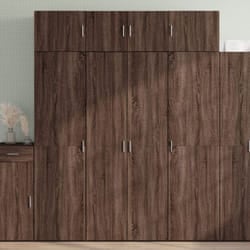 Armadietto Rovere Marrone 80x42,5x225 cm in Truciolato Vidaxl 897119
