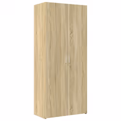 vidaXL Credenza Rovere Sonoma 80x42,5x185 cm in Legno Multistrato - Vista aggiuntiva 2
