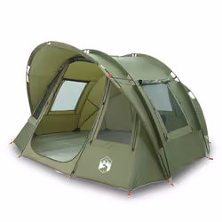 vidaXL Tenda da Pesca per 2 Persone Verde Oliva Impermeabile - Vista aggiuntiva 2