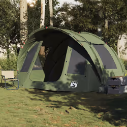 vidaXL Tenda da Pesca per 2 Persone Verde Oliva Impermeabile - Vista aggiuntiva 3
