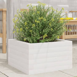 Vidaxl - Fioriera da Giardino Bianca 40x40x23 cm Legno Massello di Pino 704427