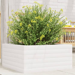 Vidaxl - Fioriera da Giardino Bianca 50x50x23 cm Legno Massello di Pino 508610