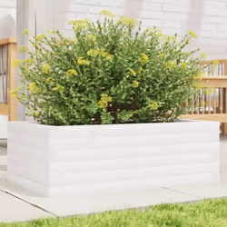 Questa fioriera da giardino in legno è la scelta ideale per coltivare una varietà di fiori o di piante. Telaio robusto e stab ...