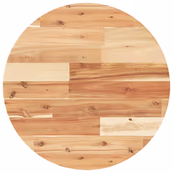 vidaXL Piano Tavolo Rotondo Ø50x2 cm in Legno Massello di Acacia - Vista aggiuntiva 2
