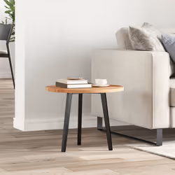 vidaXL Piano Tavolo Rotondo Ø50x2 cm in Legno Massello di Acacia - Vista aggiuntiva 3