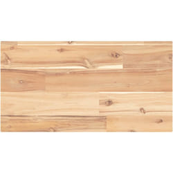 Piano Tavolo 40x20x2 cm Rettangolare Legno Massello di Acacia Vidaxl