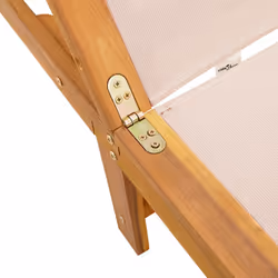 VidaXL 4008412 sedia da esterno Salone Seduta imbottita Legno di acacia, Tessuto - Vista aggiuntiva 7