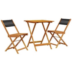 VidaXL 3281757 set mobili da esterno Nero