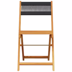 VidaXL 3281757 set mobili da esterno Nero - Vista aggiuntiva 4