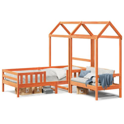 VidaXL 3282179 lettino per bambini Marrone Legno