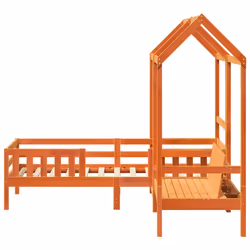 VidaXL 3282179 lettino per bambini Marrone Legno - Vista aggiuntiva 8