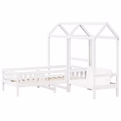VidaXL 3282181 lettino per bambini Bianco Legno