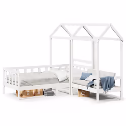 VidaXL 3282221, Bianco, Legno, 90 x 190 mm, 1 pz