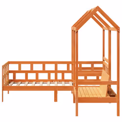 VidaXL 3282248 lettino per bambini Marrone Legno - Vista aggiuntiva 7