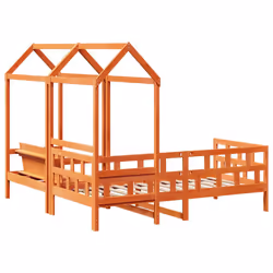 VidaXL 3282248 lettino per bambini Marrone Legno - Vista aggiuntiva 8