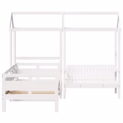 VidaXL 3282297 lettino per bambini Bianco Legno - Vista aggiuntiva 4
