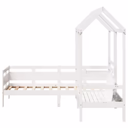 VidaXL 3282297 lettino per bambini Bianco Legno - Vista aggiuntiva 8