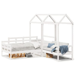 VidaXL 3282309 lettino per bambini Bianco Legno