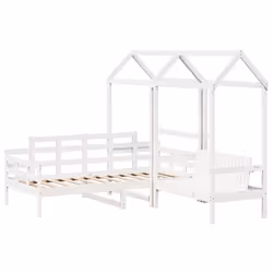 VidaXL 3282309 lettino per bambini Bianco Legno