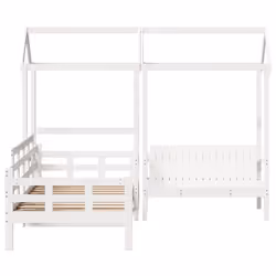 VidaXL 3282309 lettino per bambini Bianco Legno - Vista aggiuntiva 4