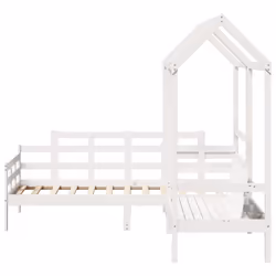 VidaXL 3282309 lettino per bambini Bianco Legno - Vista aggiuntiva 8