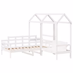 VidaXL 3282311 lettino per bambini Bianco Legno