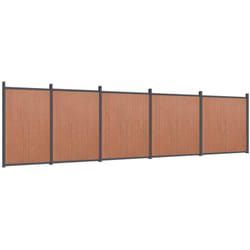 Vidaxl - Pannello di Recinzione Marrone 872x186 cm in wpc