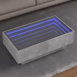 L'esclusivo tavolino da salotto con lo specchio a LED Infinity è adatto a diversi luoghi. È un tavolino indispensabile in cas ...