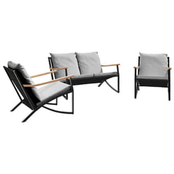 VidaXL 3283637 set mobili da esterno Grigio chiaro