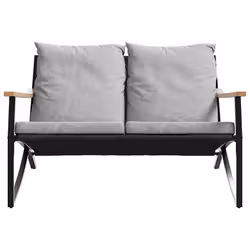 VidaXL 3283637 set mobili da esterno Grigio chiaro - Vista aggiuntiva 4