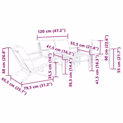 vidaXL Set Mobili da Balcone 5 pz con Cuscini Nero in Acciaio - Vista aggiuntiva 3