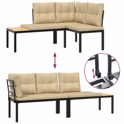 VidaXL 3283647 set mobili da esterno - Vista aggiuntiva 6