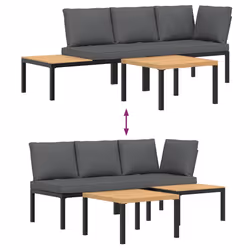 VidaXL 3283683 set mobili da esterno - Vista aggiuntiva 6
