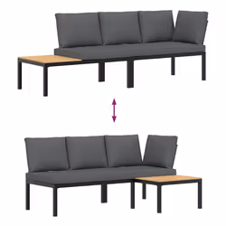 VidaXL 3283684 set mobili da esterno - Vista aggiuntiva 5